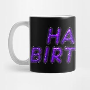 Happy Birthday - Purple Mug